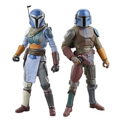 Star Wars : The Mandalorian Black Series - Pack 2 figurines Mandalorian Shriek-Hawk Trainers 15 cm - Hasbro