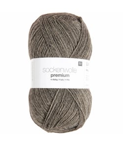 Fil à chaussette SOCKENWOLL PREMIUM 4 brins - 100gr - Rico Design 17 Nature