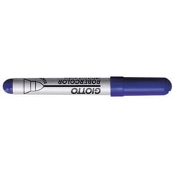 Lot de 12 marqueurs effaçables pointe ogive 7 mm - GIOTTO - Encre bleue