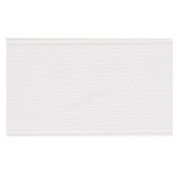 Bobine 25m élastique côtelé Blanc