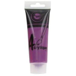 Peinture acrylique mate violet tube 75 ml
