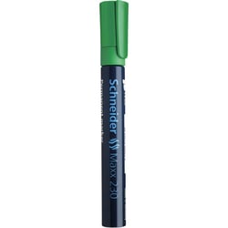 Lot de 10 marqueurs permanents - SCHNEIDER - Maxx 230 - Pointe ogive 1-3 mm - Vert