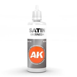Flacon 60 ml - Vernis acrylique AK Interactive AK-191 pour maquette - Extra-fine - Satin