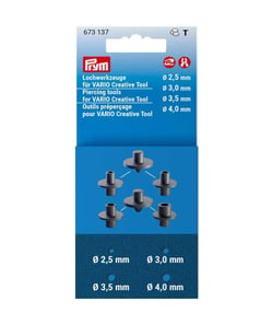 Outils de pré-perçage Prym pour Vario Creative Tool – Diamètres 2,5 / 3,0 / 3,5 / 4,0 mm Bleu