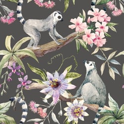 Lot de 4 serviettes en papier découpage collage 33 cm MONDE TROPICALE A 205