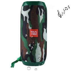Enceinte Bluetooth Portable Haut-Parleur Stéréo MIC Intégré Appels Mains-Libres FM Vert YONIS