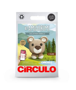 Kit Amigurumi Aniballs - Ours - Circulo Marron