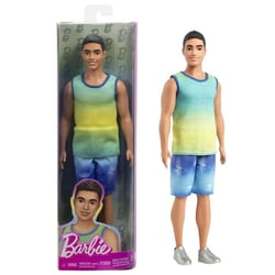 -Fashionistas-Poupée Ken Avec Débardeur Dégradé Et Short En Jean - 3ans+ - HYV00