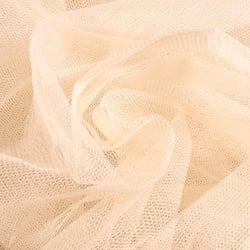 Tissu Tulle rigide uni Ecru - Au mètre