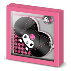 Hello Kitty - Set cadeau carnet de notes Hello Kitty avec stylo Kuromi Chess