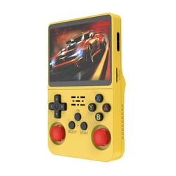 Avizar Console Émulateur ProX 64 GB 15000 Jeux Rétro Écran 3.5" HD Jaune