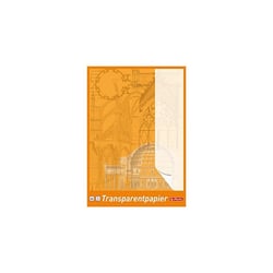 herlitz Bloc de papier transparent A4, 65 g/m2