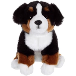 Peluche Chien Bouvier Bernois -  - Assis, 25 cm
