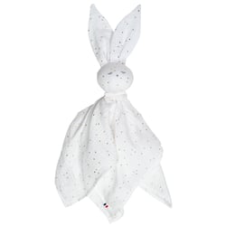 Doudou Lapin  en gaze de coton, Jeanne