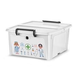Boîte à pharmacie caisse de rangement à médicaments impression motif Kids - CEP