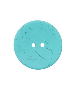 Carte de 1 bouton Coco 30mm - Union Knopf Vert Turquoise bleu
