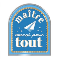Magnet Bleu Maître Merci pour Tout