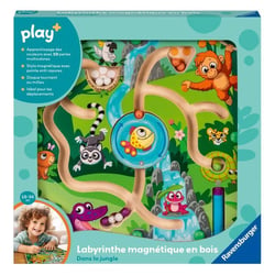 play+, Labyrinthe magnétique en bois - Dans la jungle , 6-36 mois, Premier âge, bébé