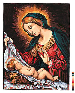 Canevas Pénélope Antique Vierge 50x65cm