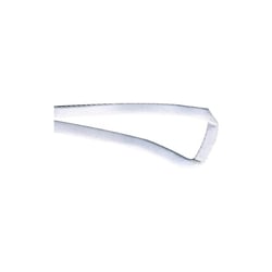 Bobine 25m tubulaire satin 5 mm Blanc