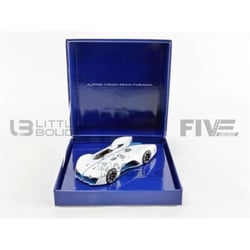 Voiture miniature de collection - NOREV - ALPINE Vision Gran Turismo - Échelle 1/43 - Coffret collector - Blanc/Bleu