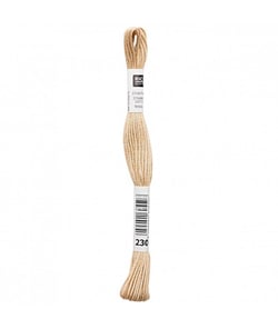 Fil à broder mouliné Uni - Rico Design 230 Marron