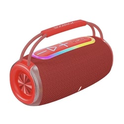 Enceinte Bluetooth Portable Sans Fil Camouflage Son Stéréo 360° Étanche Rouge YONIS