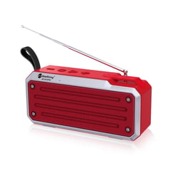 Enceinte Bluetooth Portable Stéréo TWS Son Puissant Autonomie 1200mAh FM AUX Rouge YONIS