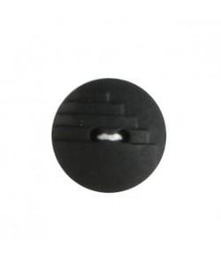 Carte de 2 boutons Graphique noir 18mm - Distrifil Noir