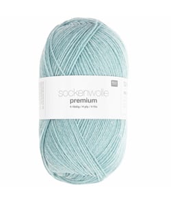 Fil à chaussette SOCKENWOLL PREMIUM 4 brins - 100gr - Rico Design 13 Bleu Clair