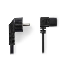 Câble d'alimentation NEDIS - CEGP10030BK50 - PVC - Noir - 5 m