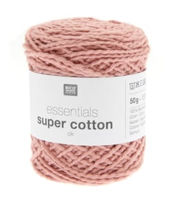 Coton à tricoter ou crocheter Essentials Super Cotton DK - Rico Design 14 Orange Terre Cuite