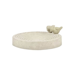 Abreuvoir d'oiseau en béton - 29 cm