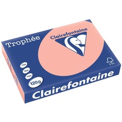 Ramette de papier - A4 - Pêche - Pastel - 120g - Impression - 250 feuilles - Clairefontaine Trophée