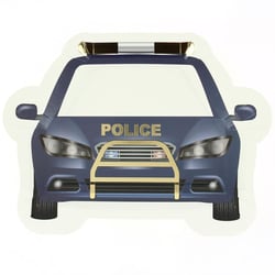 8 Assiettes Police