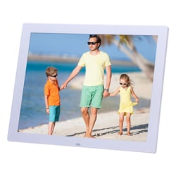 Cadre Photo Numérique 15 Pouces HD LED Avec Télécommande Et Support