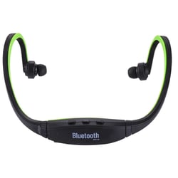 Casque Sport Bluetooth Étanche Sans Fil Pour Appels Mains Libres Smartphones Vert YONIS