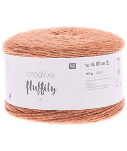 Coton à tricoter Creative FLUFFILY - 150 GR - Rico Design 03 Rouge