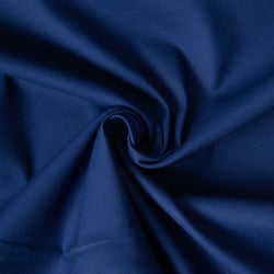 Tissu Coton Sergé légèrement extensible uni Bleu roi