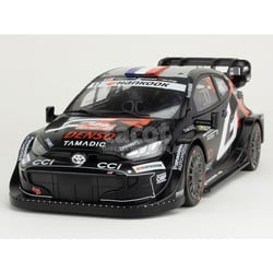 Voiture miniature de collection - IXO - Toyota Yaris GR Rally1 MC 2025 No17 Ogier/Landais - 1/18 - Monté métal - Réf106758
