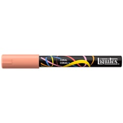 Marqueur - Peinture acrylique - Corail - Pointe ronde 2mm - Toutes surfaces - Liquitex