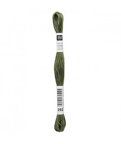 Fil à broder mouliné Uni - Rico Design 192 Vert
