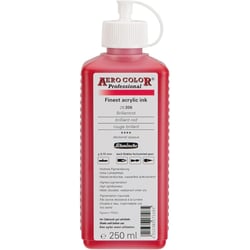 Encre acrylique - Extra-fine - Rouge brillant - 28 306 - Aéro Color Pro - Schmincke