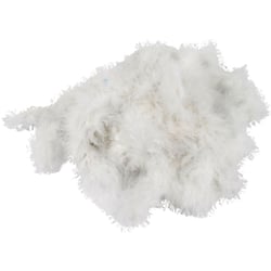 Boa de plumes/duvets, L : 20-30 mm, blanc, 10 m/ 1 Pq.