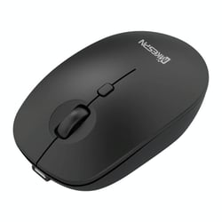 Souris Sans Fil 2.4G BT5.0 BT3.0 3 Modes Rose 1200 DPI 4 Boutons Noir YONIS
