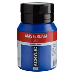 Peinture Acrylique - Bleu phtalo - 570 - Amsterdam - Pot de 500ml