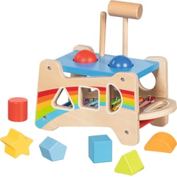 Banc à marteler et encastrer avec xylophone - Goki