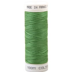 Fil à coudre polyester 100m made in France - vert pomme 519