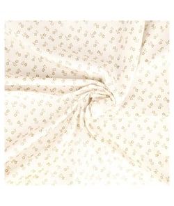 Tissu coton fleurettes de 140 cm de largeur starlettegalet vendu par 50 cm
