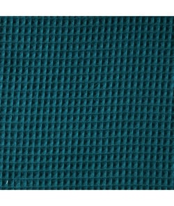 Tissu coton Nid d'Abeille de 150 cm de largeur Paon Bleu vendu par 50 cm